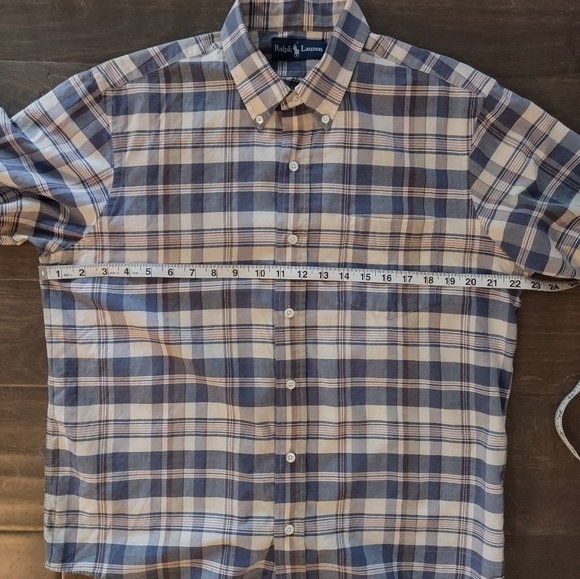 Ralph Lauren Plaid Short Sleeve Button Down Shirt - Picture 10 of 11
